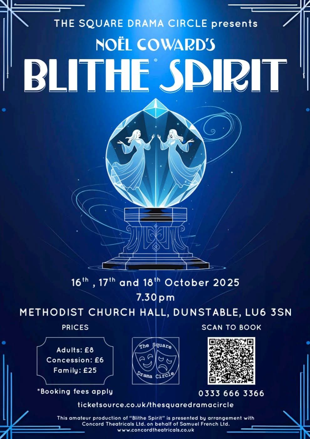Blithe Spirit production artwork