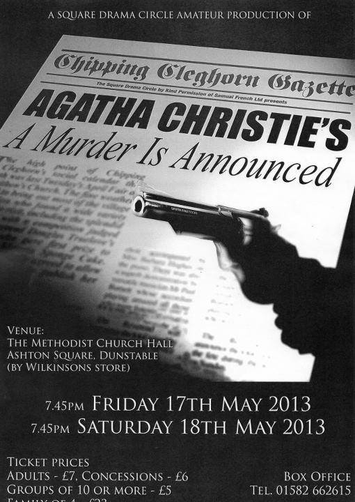 A Murder Is Announced production artwork